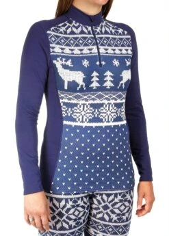 Women's Mec Print Zip-T