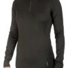 Women's Solid Zip-T