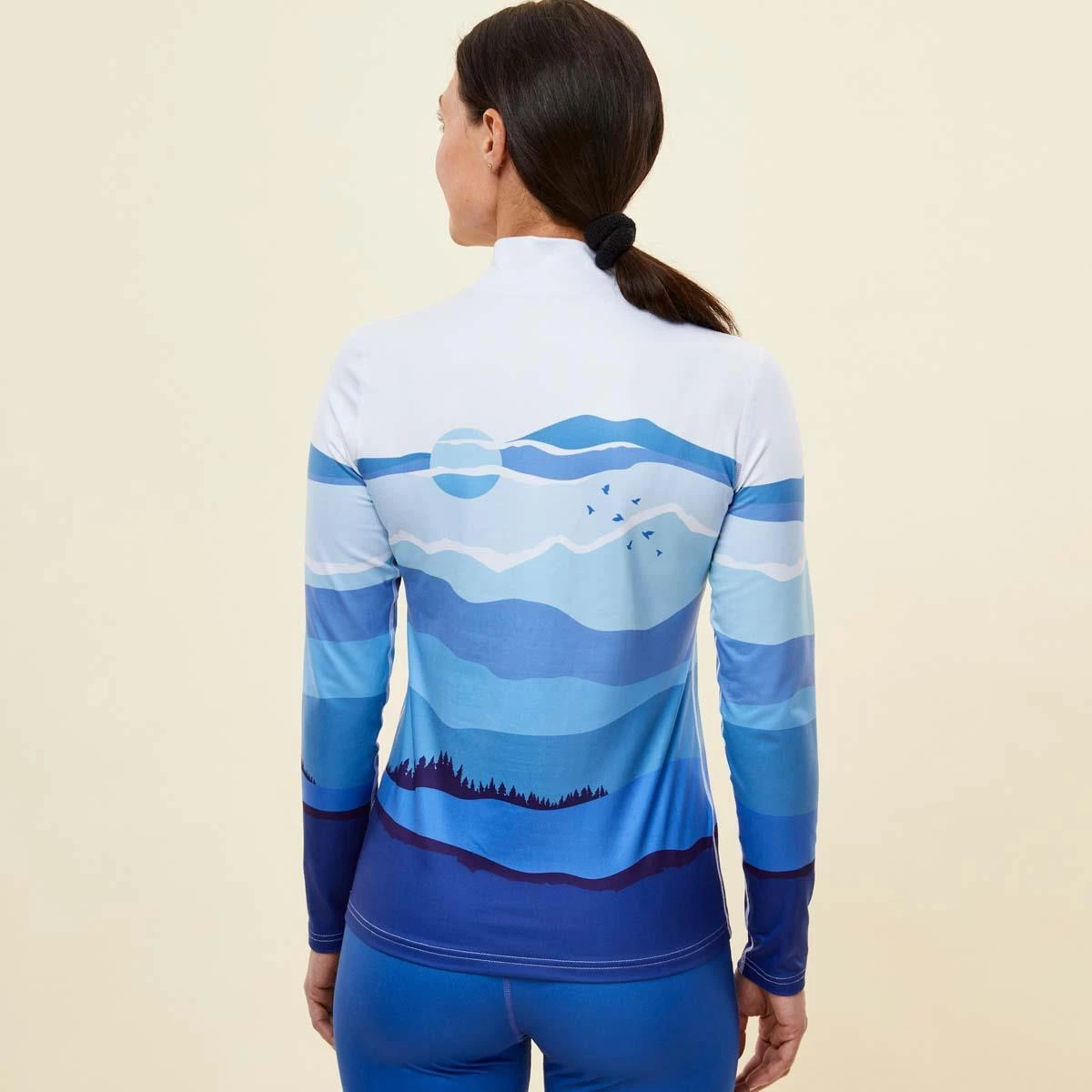 Krimson Klover Women's Bluebird Day 1/4 Zip Base Layer Top - Image 2