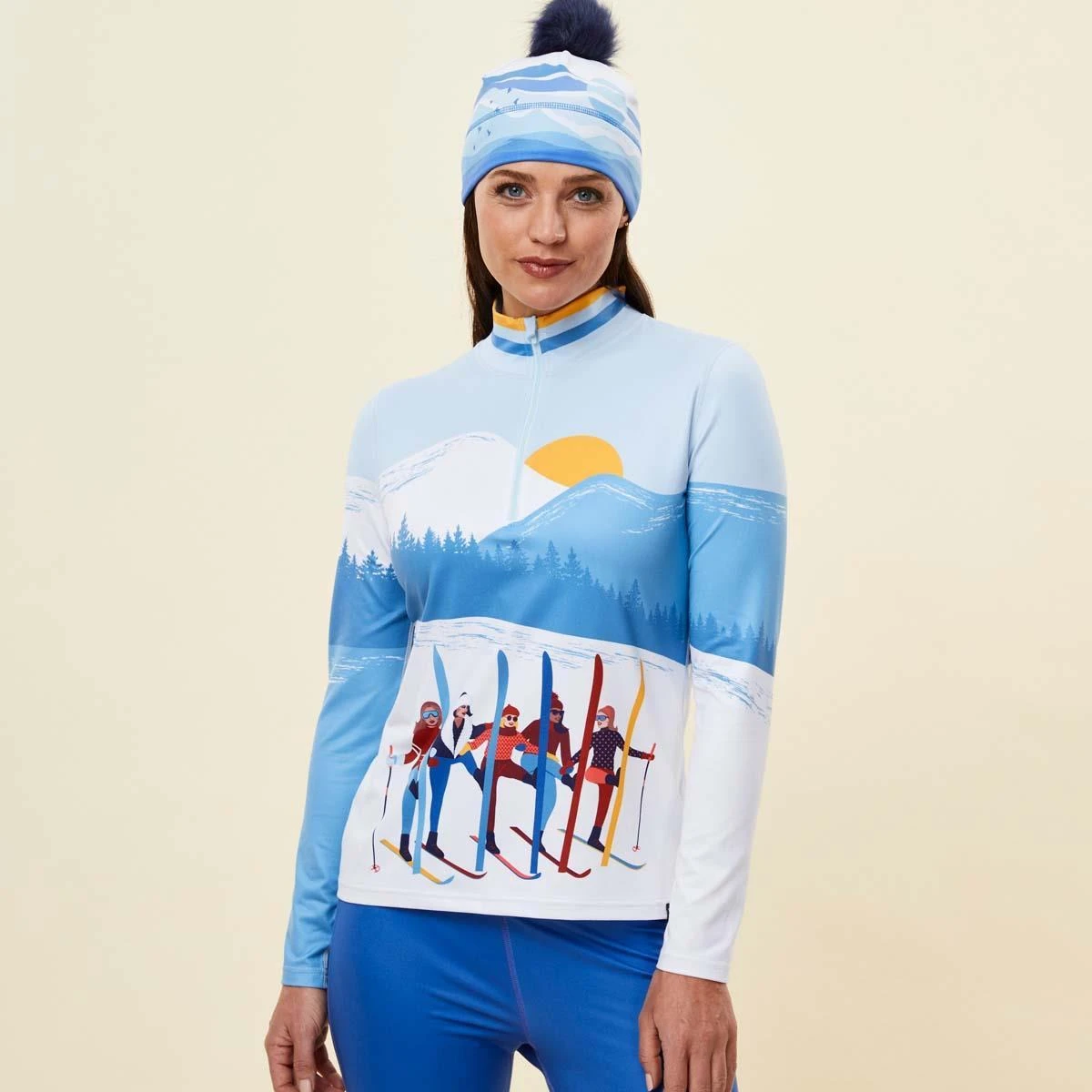 Krimson Klover Women's Amiche 1/4 Zip Base Layer Top