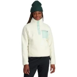 Spyder Women's Cloud Fleece Snap Pullover