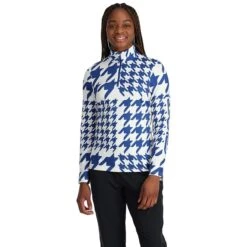 Spyder Women's Houndstooth 1/2 Zip