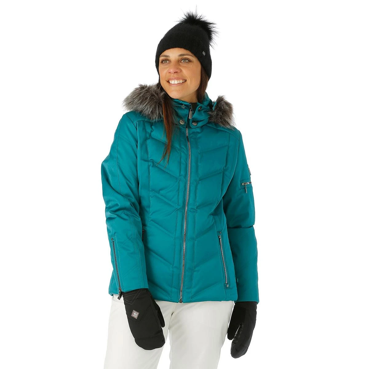 Nils Women's Cervinia Faux Fur Parka