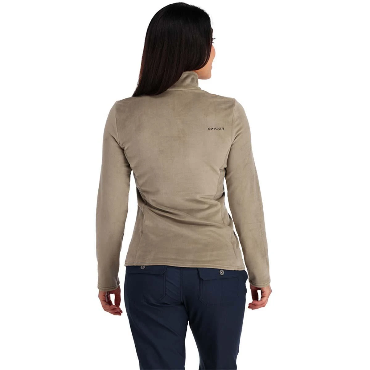Spyder Women's Shimmer Bug Zip T-Neck - Image 3