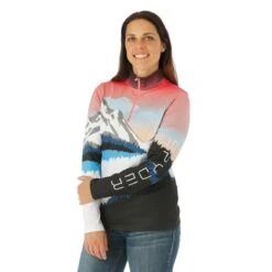 Spyder Women's Sundowner Zip T-Neck